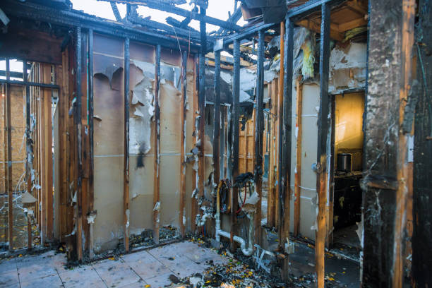 Professional Fire Damage Restoration technician working in Arnaudville, LA